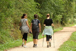 Hugani al aire libre